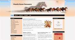 Desktop Screenshot of chandrakumar.in